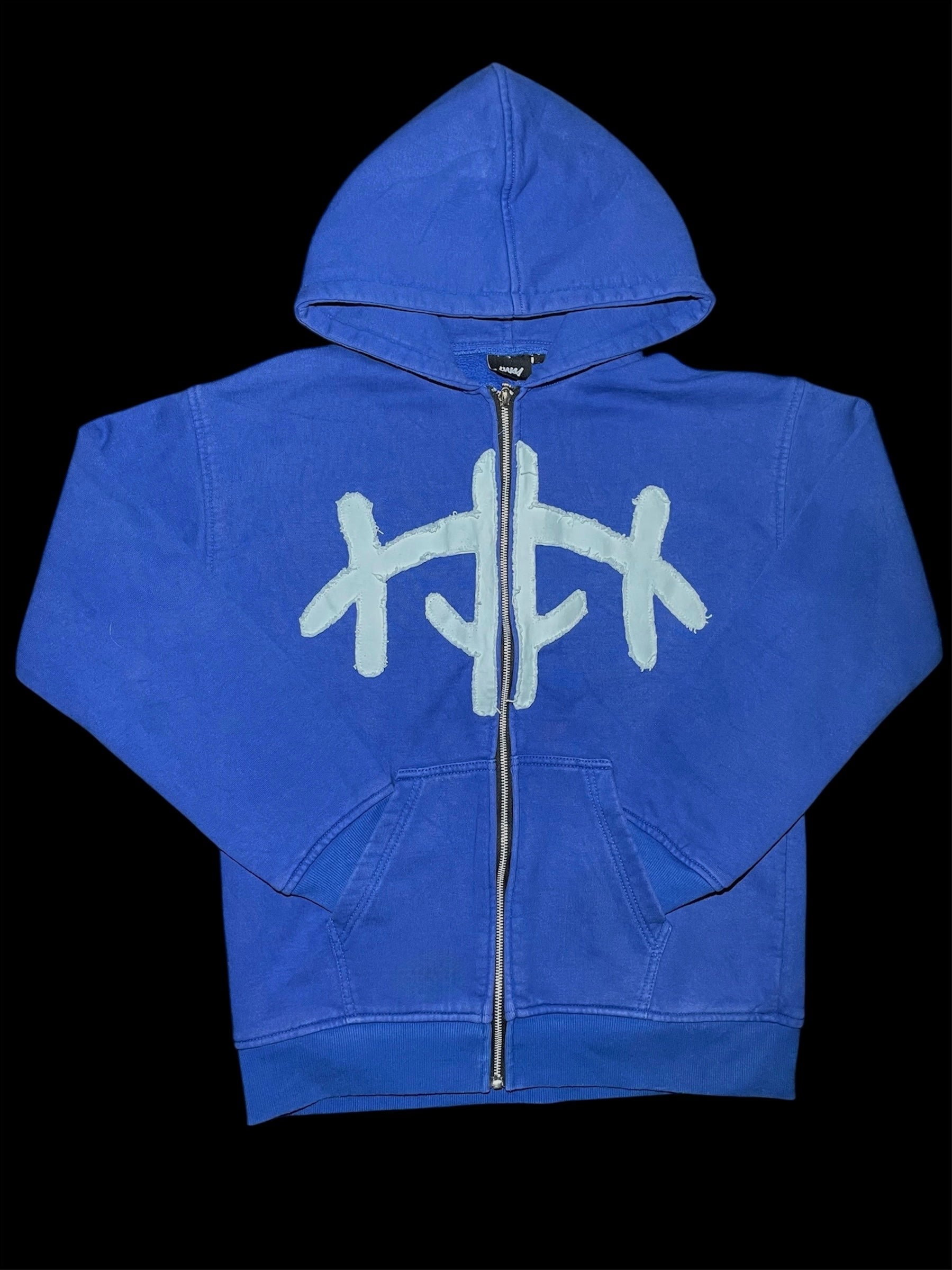 LWKY-02 Zip Up Hoodie / Blue